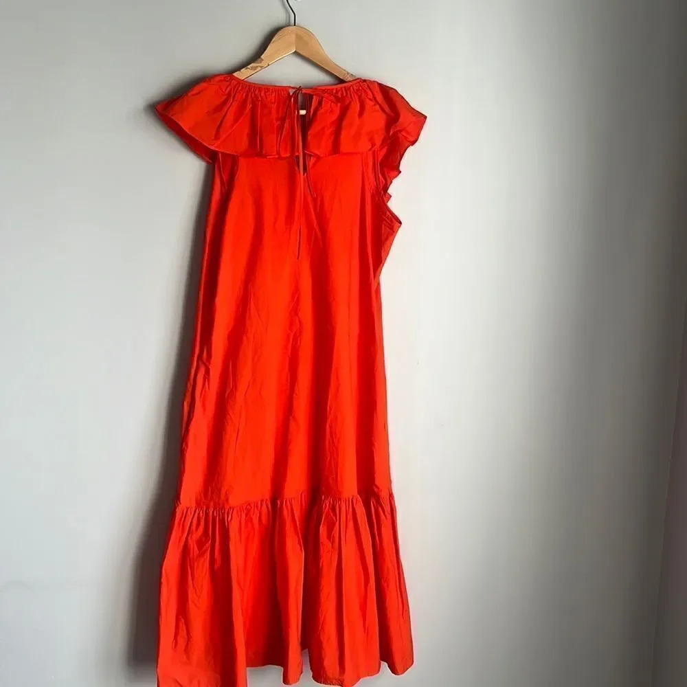 Anthropologie Whit Two Flouncy Ruffled Maxi Dress - Picture 5 of 13